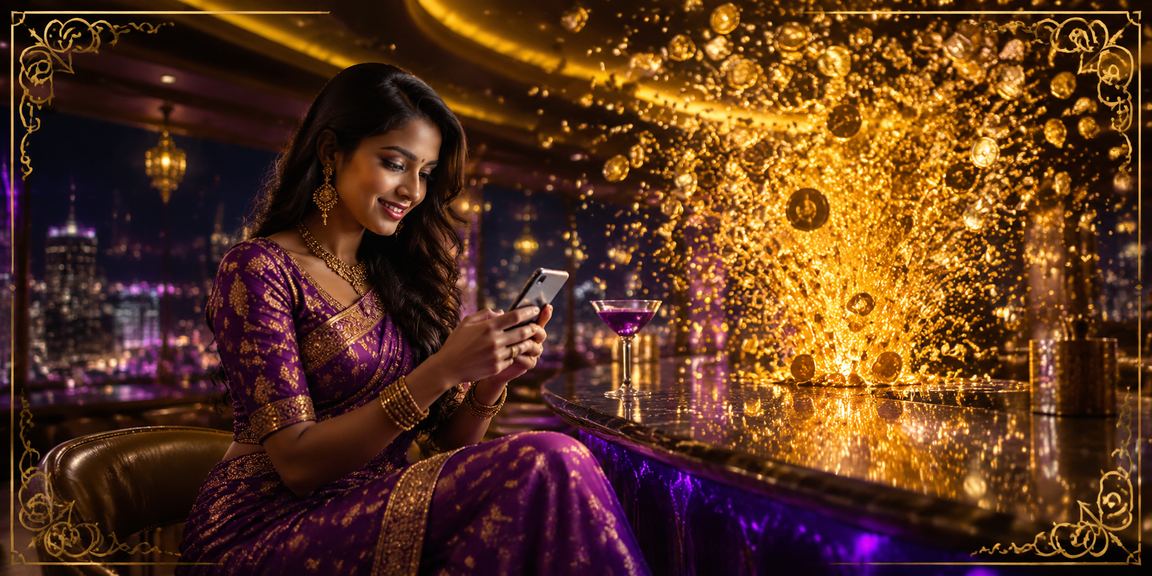 Bangalore city with mobile casino user enjoying a safe transactional experience