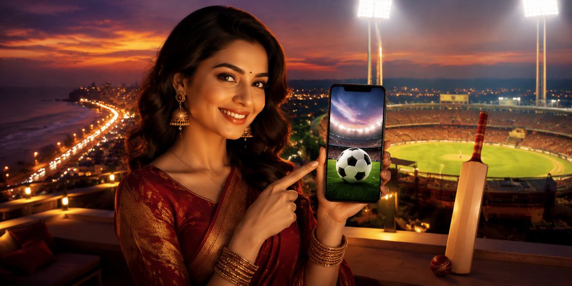 Cricket betting and promotions seen from Chennai Marina Beach